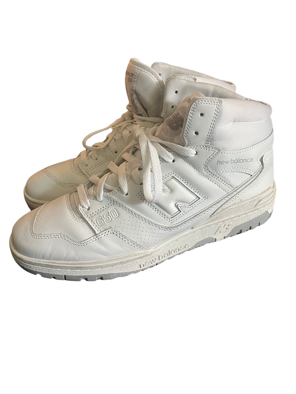 New Balance 650s White Men’s High-Top Athletic Sneakers